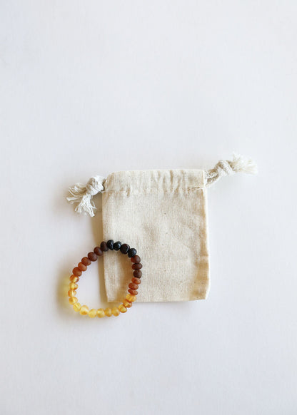 Raw Ombrè Baltic Amber || Adult Bracelet
